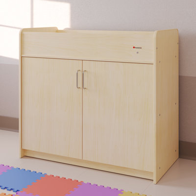 Light wood changing table best sale